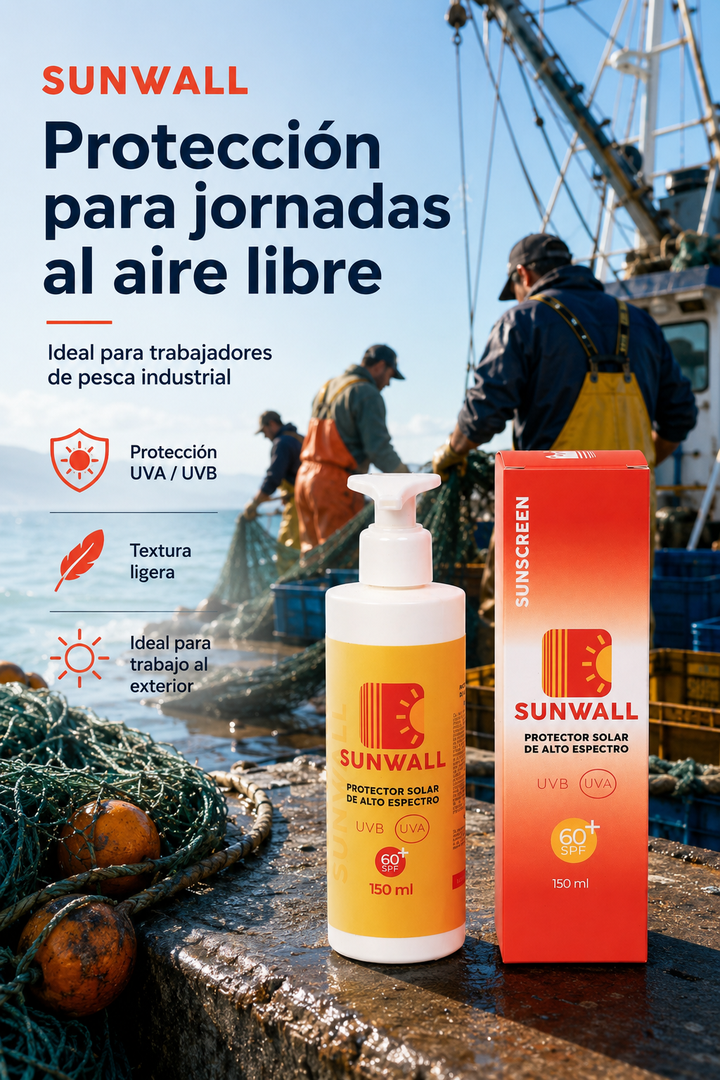 Sunwall x 150ml Protector solar FPS 50+