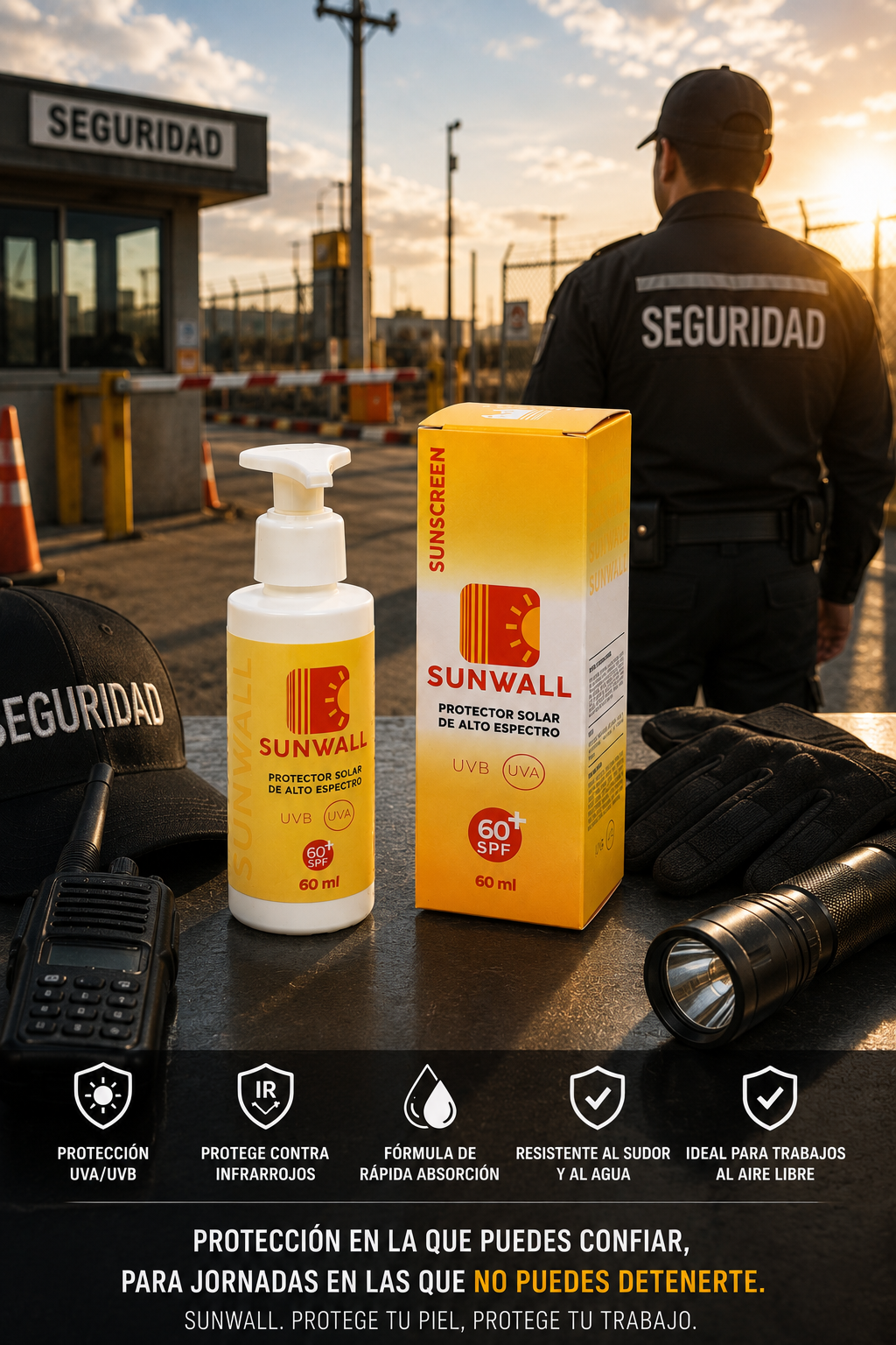 Sunwall x 60ml Protector solar FPS 50+